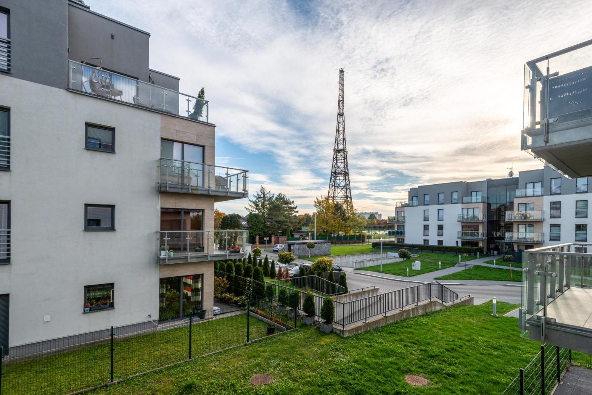Apartament Lubliniecka Z Pieknym Widokiem Na Radiostacje Gliwice Exterior photo